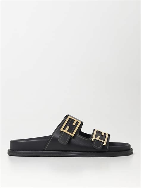 Sandali Fendi in Pelle Nero taglia 37 EU 